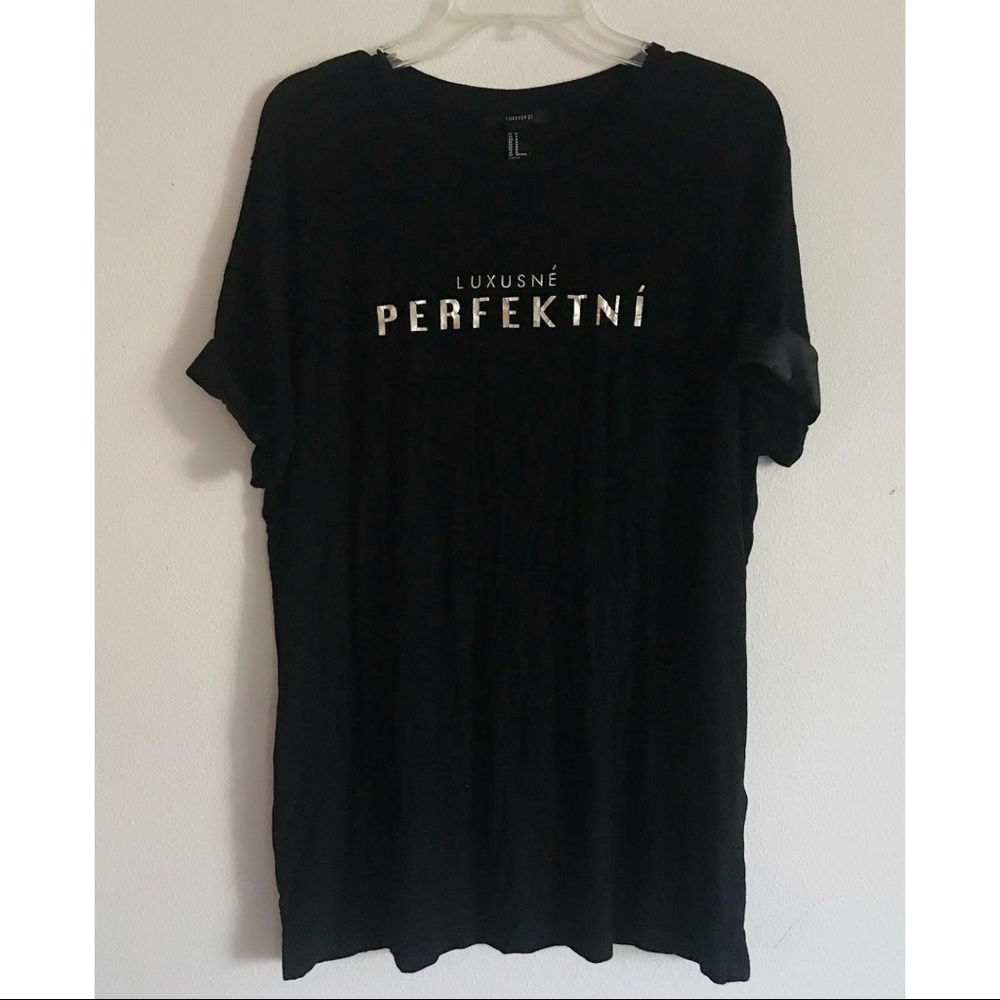 Black T-Shirt Dress